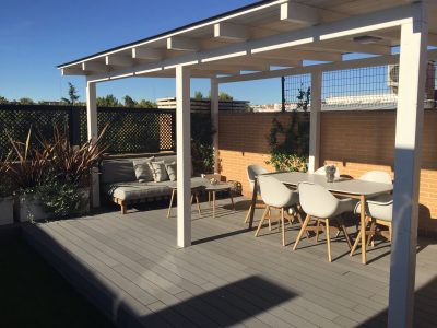 Proyectos de terrazas y jardines en Madrid. Servicios integrales exteriores